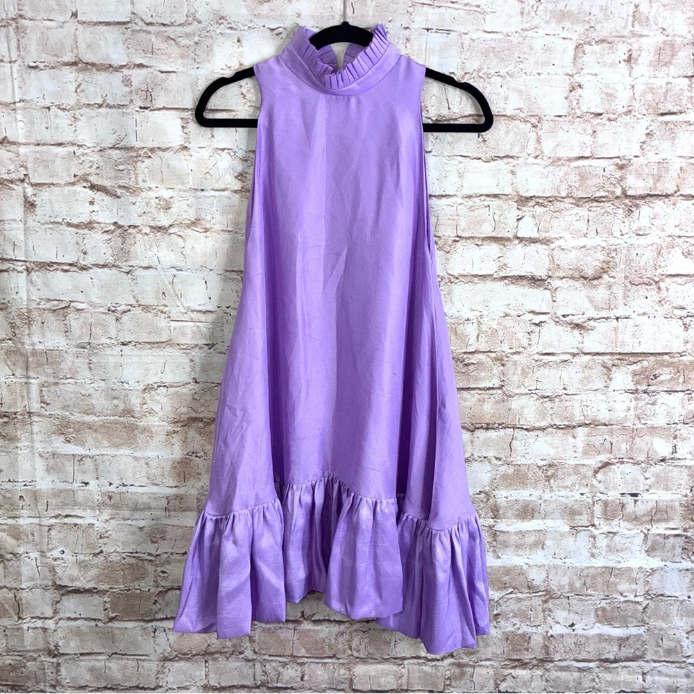 Azeeza Alcott Mini Dress in Amethyst Size XS - Picture 3 of 11